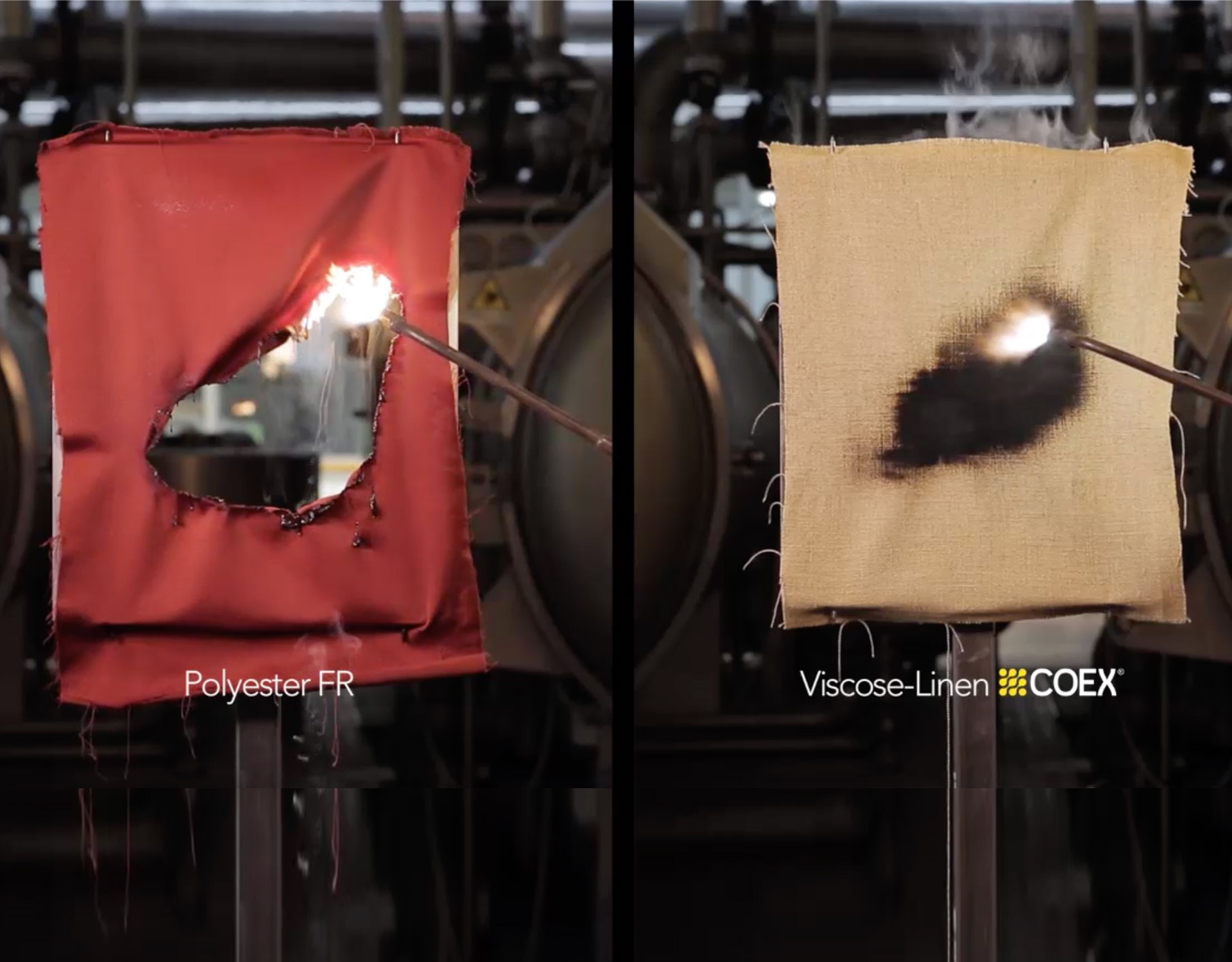 Coex-Fire-test